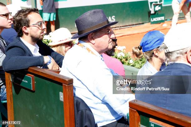 Of Fimalac, Marc Ladreit de Lacharriere attends the 2017 French Tennis Open - Day Thirteen at Roland Garros on June 9, 2017 in Paris, France.