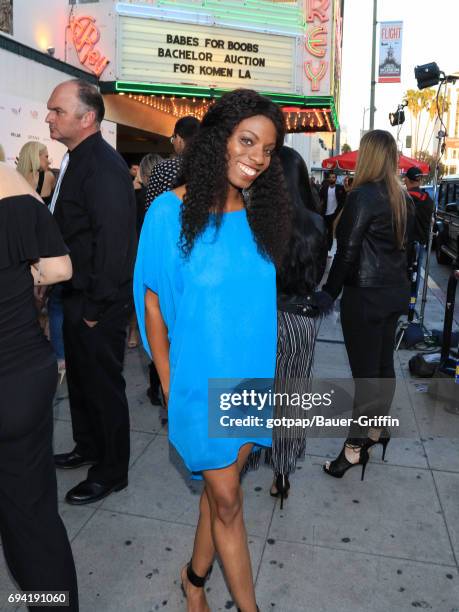 Angelique Bates is seen on June 08, 2017 in Los Angeles, California.