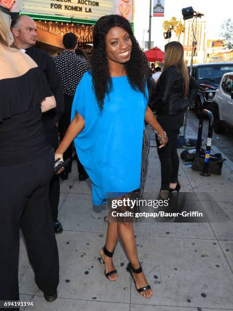 Angelique Bates is seen on June 08, 2017 in Los Angeles, California.