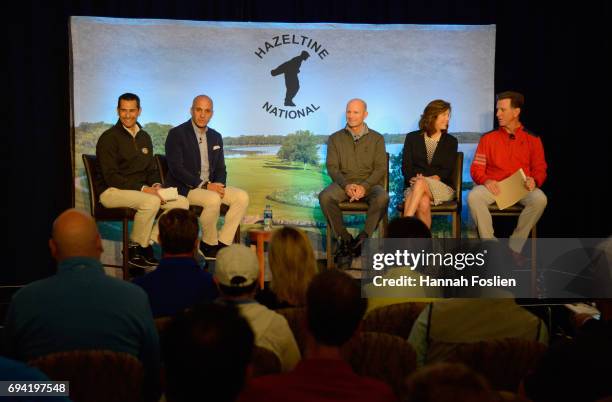 Senior Director of Public Awareness, PGA of America, Julius Mason, CEO of PGA of America, Pete Bevacqua, CCO of the LPGA, Jon Podany, Chairman and...