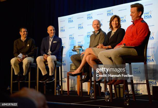 Senior Director of Public Awareness, PGA of America, Julius Mason, CEO of PGA of America, Pete Bevacqua, CCO of the LPGA, Jon Podany, Chairman and...