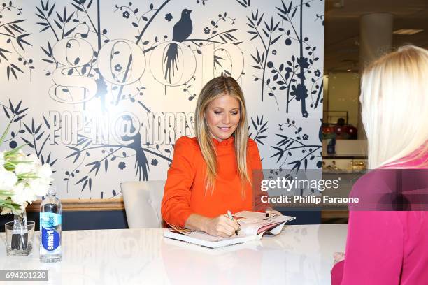 Gwyneth Paltrow attends book signing at goop-in@Nordstrom at The Grove on June 8, 2017 in Los Angeles, California.