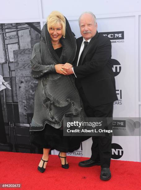 Actor Richard Dreyfuss and wife Svetlana Erokhin arrive for the AFI Life Achievement Award Gala Tribute To Diane Keaton held on June 8, 2017 in...