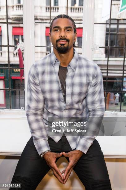 David Haye attends the dunhill London presentation during the London Fashion Week Men's June 2017 collections on June 9, 2017 in London, England.