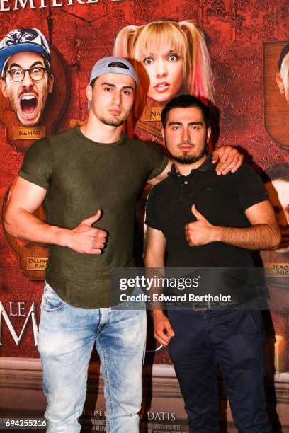 Guests during the "Le Manoir" Paris Premiere photocall at Le Grand Rex on June 9, 2017 in Paris, France.