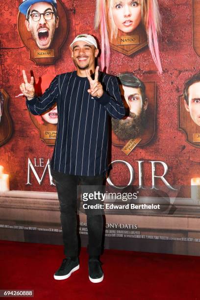 Yvick Letexier during the "Le Manoir" Paris Premiere photocall at Le Grand Rex on June 9, 2017 in Paris, France.