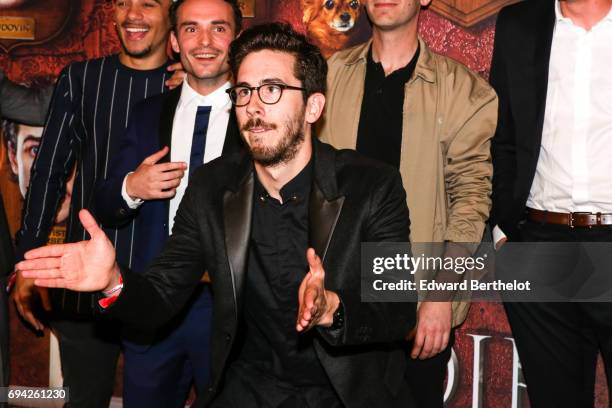 Youtube influencer Kemar, during the "Le Manoir" Paris Premiere photocall at Le Grand Rex on June 9, 2017 in Paris, France.