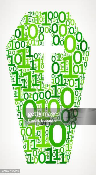 casket & cross binary code zero one vector illustration - cross pattern seamless stock illustrations
