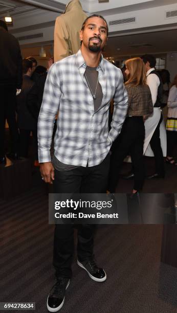 David Haye attends the dunhill London presentation during the London Fashion Week Men's June 2017 collections on June 9, 2017 in London, England.