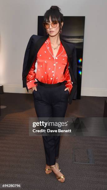 Betty Bachz attends the dunhill London presentation during the London Fashion Week Men's June 2017 collections on June 9, 2017 in London, England.