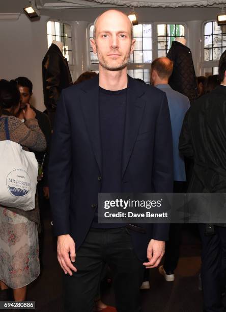 Mark Weston, Dunhill Creative Director attends the dunhill London presentation during the London Fashion Week Men's June 2017 collections on June 9,...