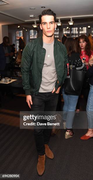 Harry Rowley attends the dunhill London presentation during the London Fashion Week Men's June 2017 collections on June 9, 2017 in London, England.