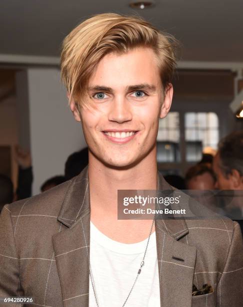 Sam Harwood attends the dunhill London presentation during the London Fashion Week Men's June 2017 collections on June 9, 2017 in London, England.