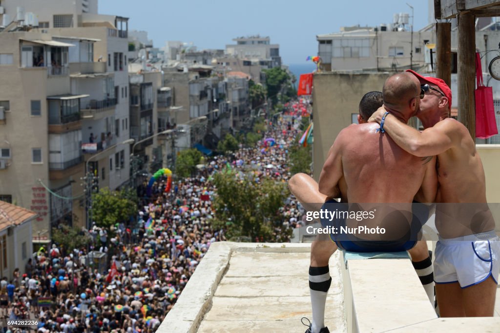 Annual gay pride parade in Tel Aviv
