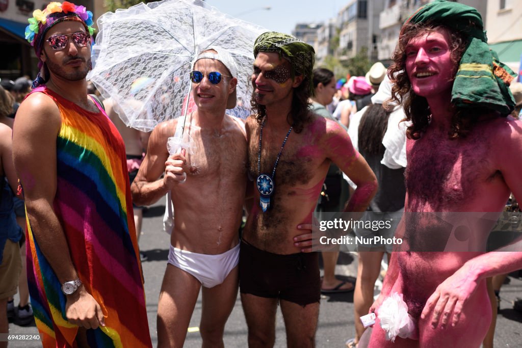 Annual gay pride parade in Tel Aviv