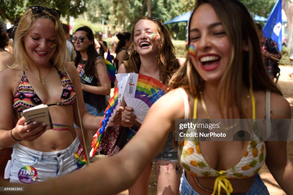 Annual gay pride parade in Tel Aviv