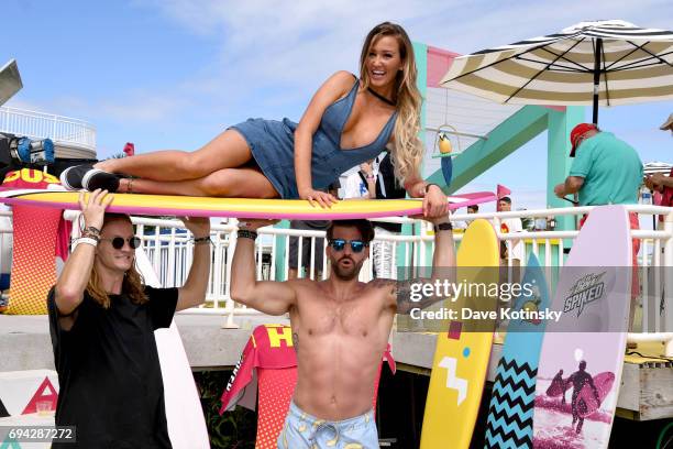 And Mountain Dew Spiked Lemonade present The 2017 MTV Beach House with Rory Kramer, Ashley Mitchell and Johnny Bananas at the Jersey Shore in New...