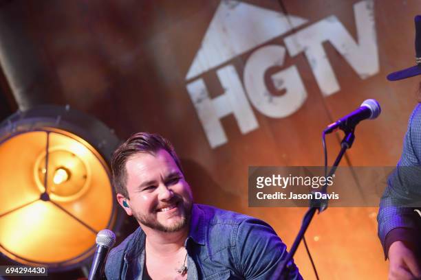 Mike Eli of the Eli Young Band performs onstage at the HGTV Lodge during CMA Music Fest on June 9, 2017 in Nashville, Tennessee.