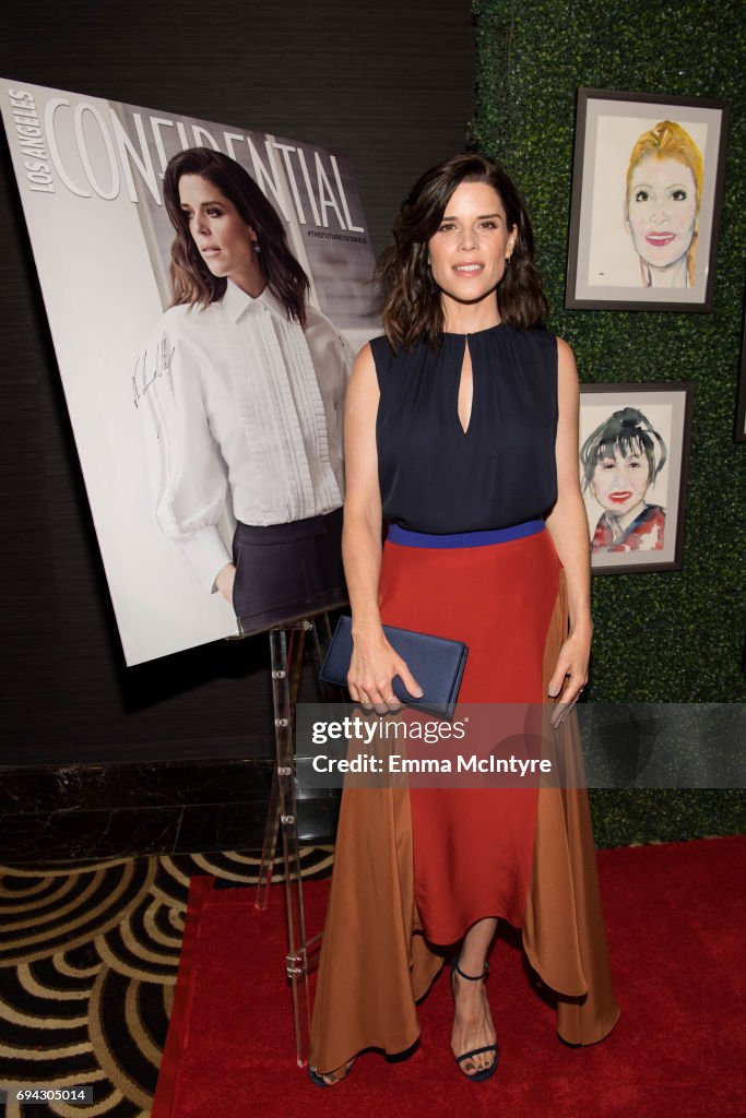 Los Angeles Confidential Women of Influence Tea hosted by Neve Campbell