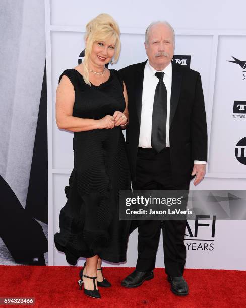 Actor Richard Dreyfuss and wife Svetlana Erokhin attend the AFI Life Achievement Award gala at Dolby Theatre on June 8, 2017 in Hollywood, California.