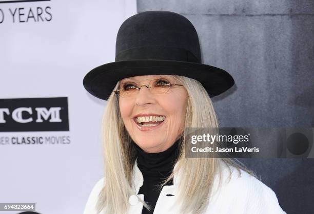 Actress Diane Keaton attends the AFI Life Achievement Award gala at Dolby Theatre on June 8, 2017 in Hollywood, California.