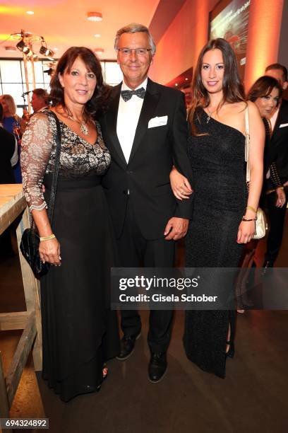 Wolfgang Bosbach and his wife Sabine Bosbach and their daughter Caroline Bosbach during the Toni Kroos charity gala benefit to the Toni Kroos...