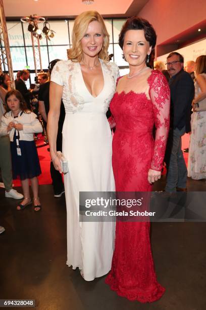 Veronica Ferres and Margit Toennies during the Toni Kroos charity gala benefit to the Toni Kroos Foundation at 'The Palladium' on June 9, 2017 in...