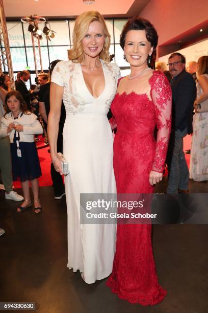 Veronica Ferres and Margit Toennies during the Toni Kroos charity gala benefit to the Toni Kroos Foundation at 'The Palladium' on June 9, 2017 in...