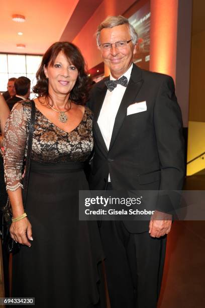 Wolfgang Bosbach and his wife Sabine Bosbach during the Toni Kroos charity gala benefit to the Toni Kroos Foundation at 'The Palladium' on June 9,...