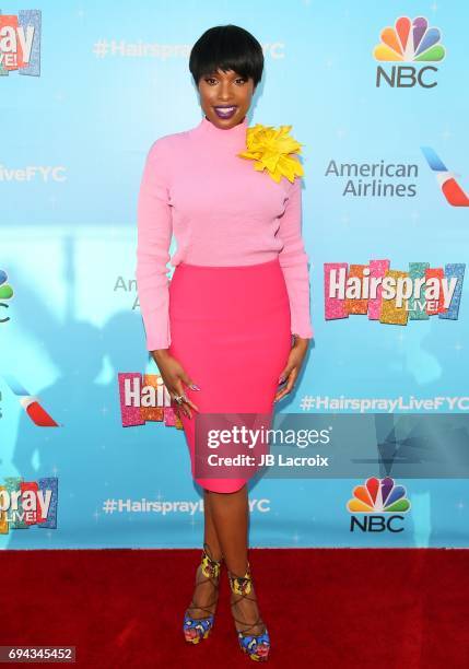 Jennifer Hudson attends NBC's 'Hairspray Live!' FYC event on June 09, 2017 in North Hollywood, California.