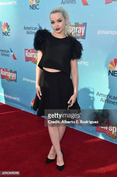 Actress Dove Cameron attends NBC's "Hairspray Live!" FYC Event at the Saban Media Center on June 9, 2017 in North Hollywood, California.