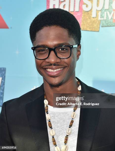 Actor Ephraim Sykes attends NBC's "Hairspray Live!" FYC Event at the Saban Media Center on June 9, 2017 in North Hollywood, California.