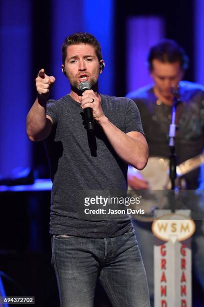Recording Artist Josh Turner performs onstage at The Grand Ole Opry on June 9, 2017 in Nashville, Tennessee.