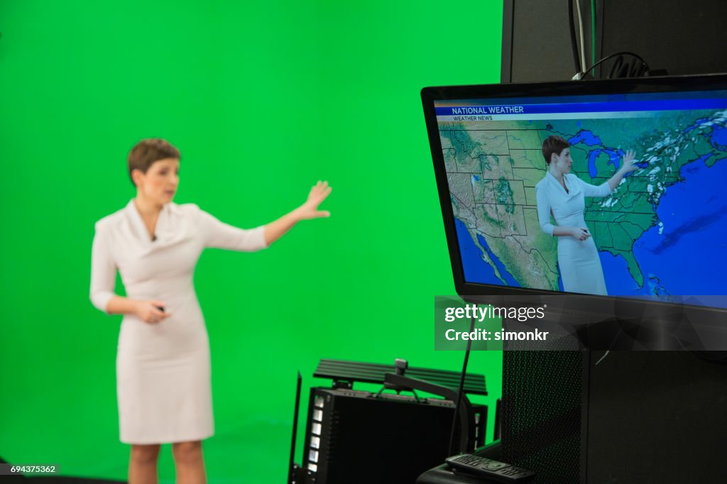 Weather presenter