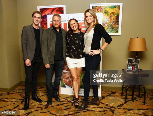 Actors Tim Boardman, Paul Reiser, Molly Shannon and Missi Pyle attend the premiere of Freestyle Releasing's "Miles" at AMC Dine-In Sunset 5 on June...