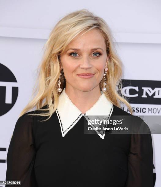 Actress Reese Witherspoon attends the AFI Life Achievement Award gala at Dolby Theatre on June 8, 2017 in Hollywood, California.