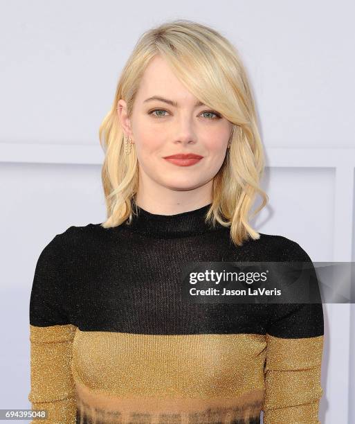 Actress Emma Stone attends the AFI Life Achievement Award gala at Dolby Theatre on June 8, 2017 in Hollywood, California.