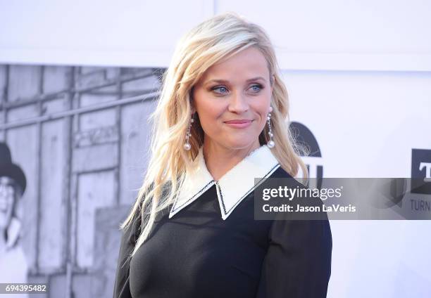 Actress Reese Witherspoon attends the AFI Life Achievement Award gala at Dolby Theatre on June 8, 2017 in Hollywood, California.