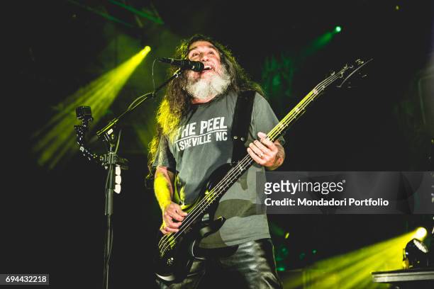 American thrash metal band Slayer performs at Alcatraz. Milan , June 8, 2017