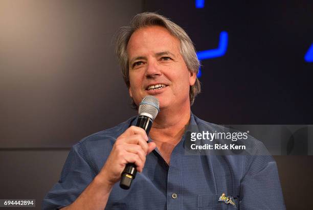 Graham Yost attends 'From SNICK to Splat: Where Kids are King' during the ATX Television Festival at the Google Fiber Space on June 9, 2017 in...