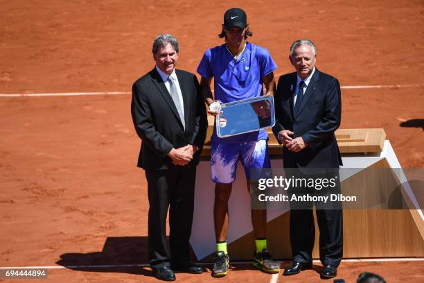 Alexei Popyrin of Australia during the day 14 of the French Open at Roland Garros on June 10, 2017 in Paris, France.