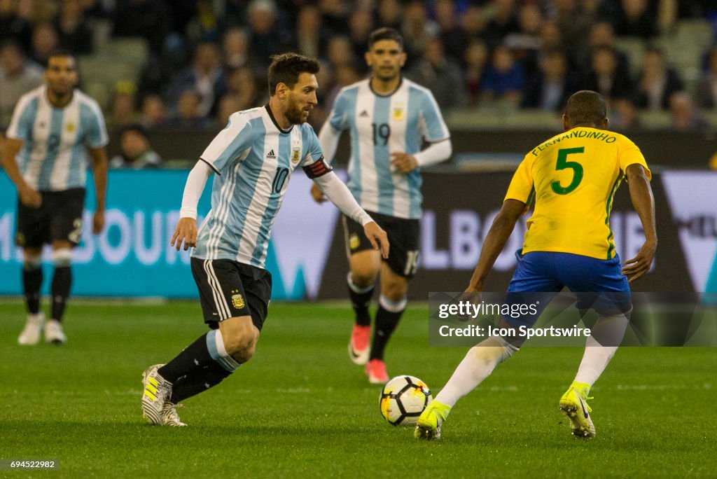 SOCCER: JUN 09 Brazil Global Tour - Brazil v Argentina