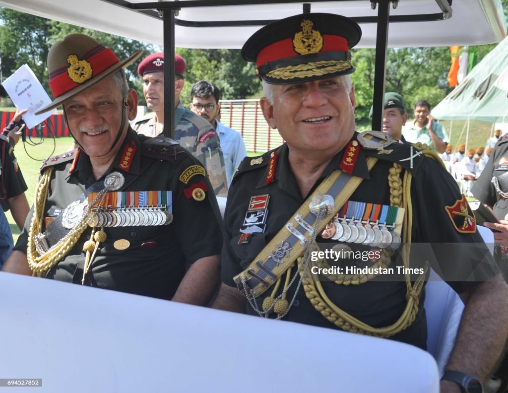 Indian Army Chief General Bipin Rawat Attends Passing Out Parade In Dehradun