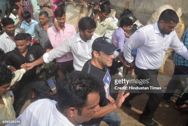Bollywood actor Salman Khan, who has been appointed as the brand ambassador for the Brihanmumbai Municipal Corporations along with Ajoy Mehta,...