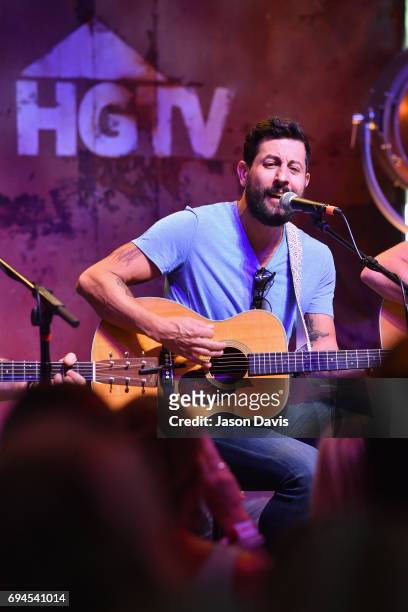 Matthew Ramsey of Old Dominion performs onstage at the HGTV Lodge during CMA Music Fest on June 10, 2017 in Nashville, Tennessee.