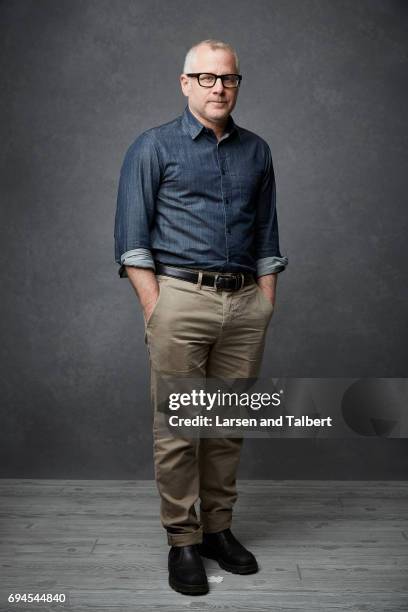 American novelist Tom Perrotta is photographed for Entertainment Weekly Magazine on June 9, 2017 in Austin, Texas.