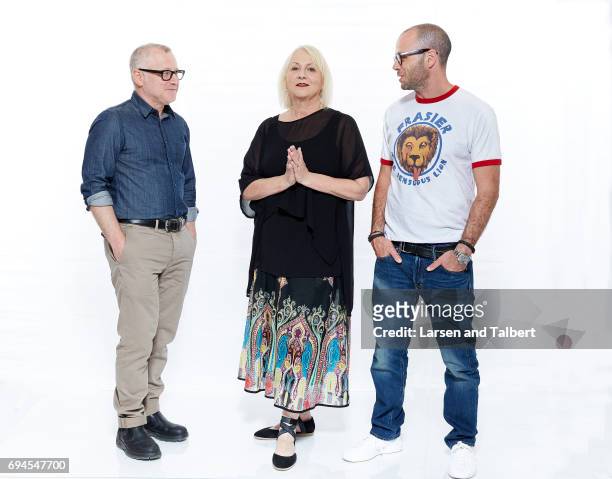 Tom Perrotta, Mimi Leder and Damon Lindelof are photographed for Entertainment Weekly Magazine on June 9, 2017 in Austin, Texas.