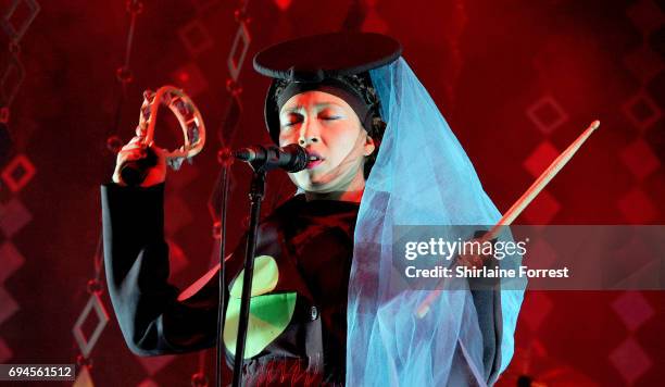 Yukimi Nagano of Little Dragon performs at Parklife Festival 2017 at Heaton Park on June 10, 2017 in Manchester, England.