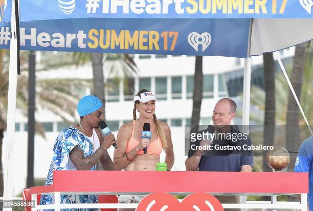 Nick Cannon, Kerri Walsh and Rich Eisen host the Volleyball Tournament at the iHeartSummer '17 Weekend By AT&T, Day 2 at Fontainebleau Miami Beach on...