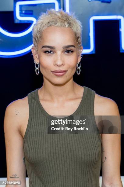 Zoe Kravitz attends the "Rough Night" photo call at Crosby Street Hotel on June 10, 2017 in New York City.